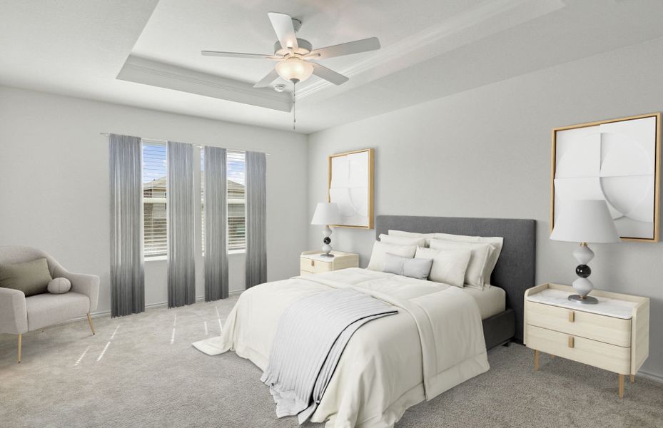 Representative furnished interior of a home built from the Springfield by Centex in Arboretum Estates, Terrell (Image 11).