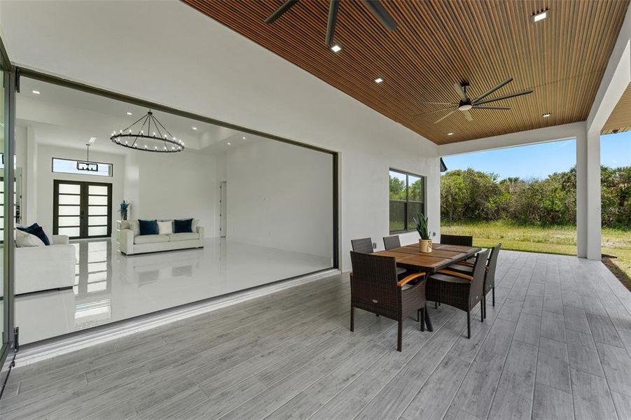 Exterior details and patio area of a home in , Palm Bay (Image 27). Exterior details and patio area of a home in , Palm Bay (Image 27).