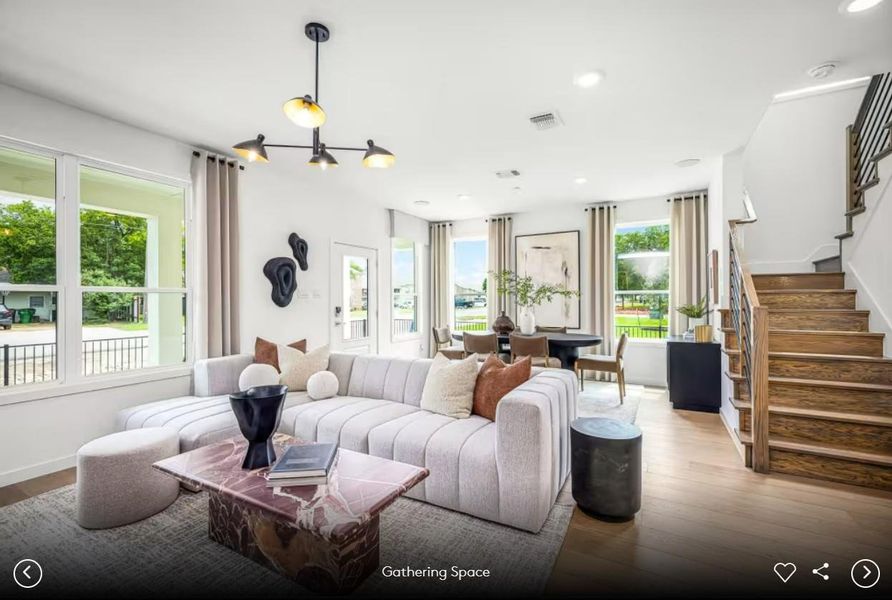 Interior photos- Photo of Pulte model home with same floor plan, not of actual home listed.