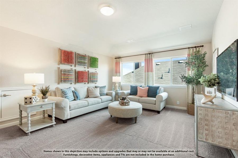 Furnished interior view inside a new home in Star Ranch, Godley (Image 28).