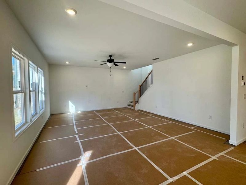 Family Room Construction Progress