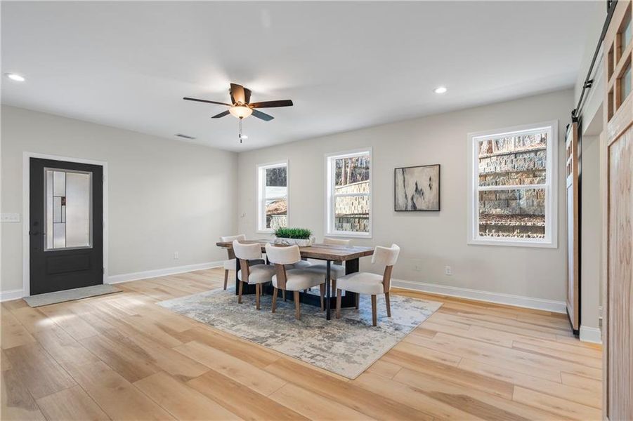 Furnished interior view inside a new home in , Gainesville (Image 16).