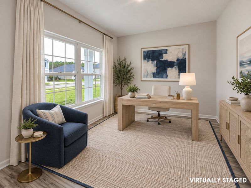 Furnished interior view inside a new home in Tranquil South, Hinesville (Image 6). Furnished interior view inside a new home in Tranquil South, Hinesville (Image 6).
