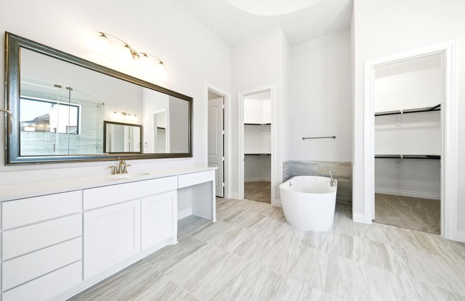 Furnished interior view inside a new home in Artavia 70′, Conroe (Image 27).