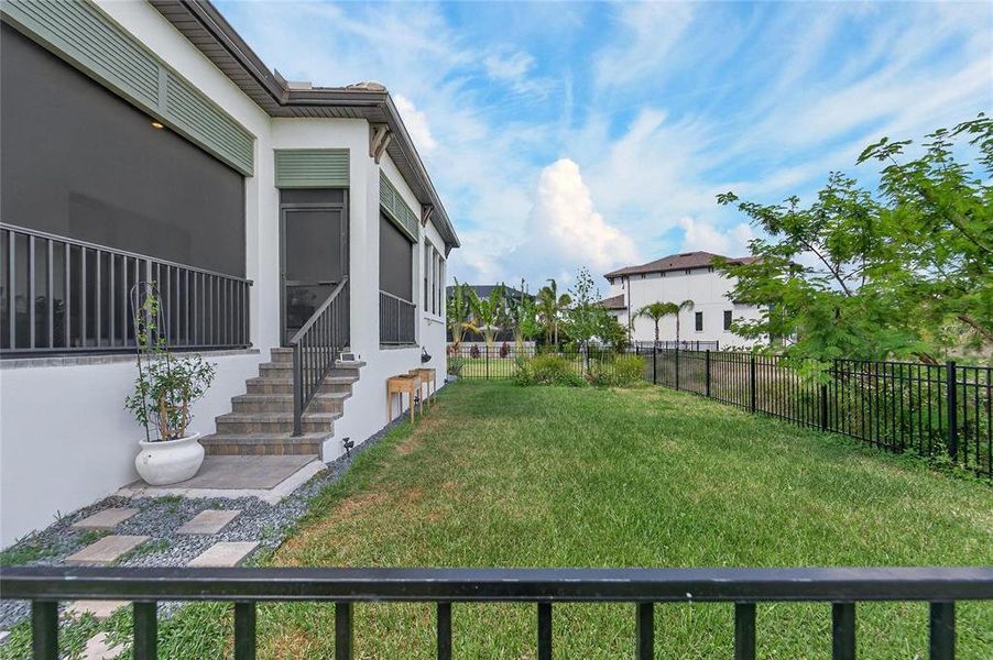 Exterior details and patio area of a home in SouthShore Yacht Club, Ruskin (Image 37). Exterior details and patio area of a home in SouthShore Yacht Club, Ruskin (Image 37).