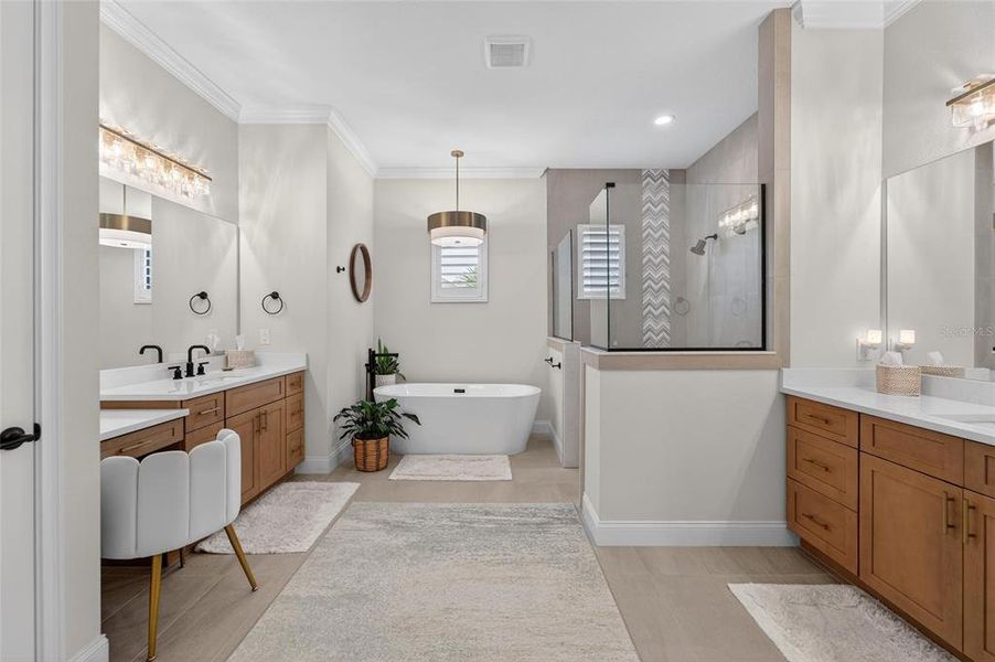 Furnished interior view inside a new home in , Bartow (Image 60).