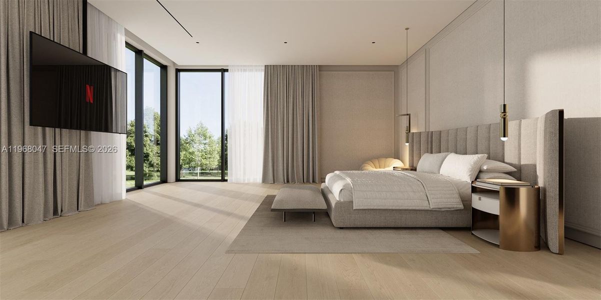 Furnished interior view inside a new home in , Miami (Image 5). Furnished interior view inside a new home in , Miami (Image 5).