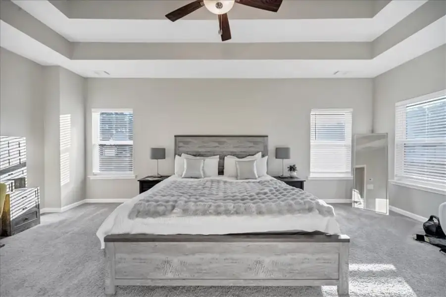 Furnished interior view inside a new home in Traditions at Cedarcrest, Dallas (Image 32). Furnished interior view inside a new home in Traditions at Cedarcrest, Dallas (Image 32).