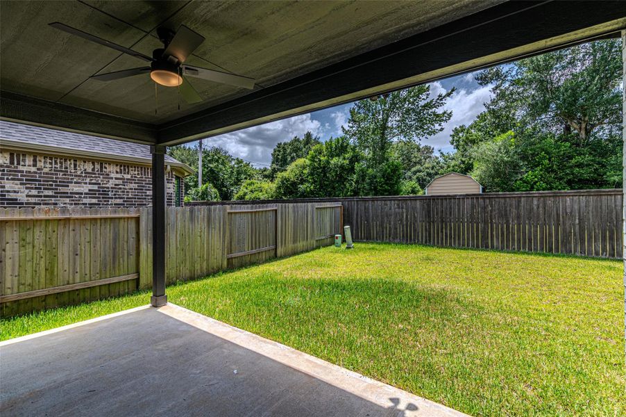 Exterior details and patio area of a home in Ellerden, Tomball (Image 25). Exterior details and patio area of a home in Ellerden, Tomball (Image 25).