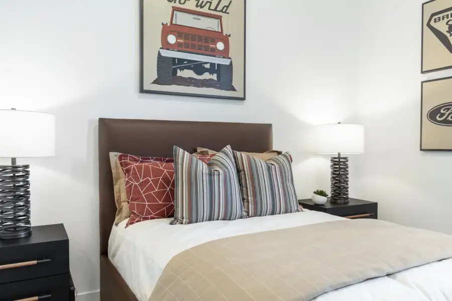 Representative Secondary Bedroom - some options shown