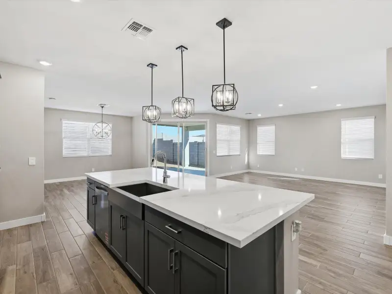 Furnished interior view inside a new home in Abel Ranch Signature Series, Goodyear (Image 3).