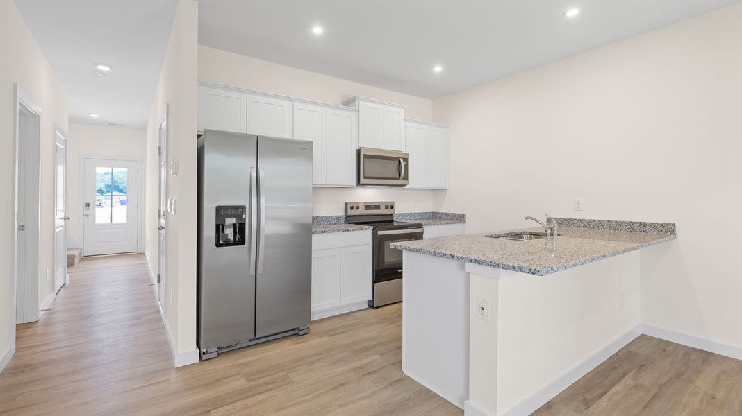 Furnished interior view inside a new home in Owensby Farms Townhomes, Dayton (Image 3).
