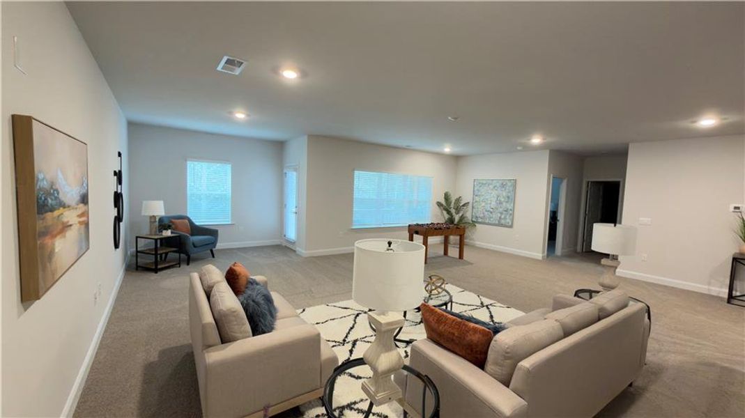 Furnished interior view inside a new home in Habersham Meadows, Demorest (Image 4).