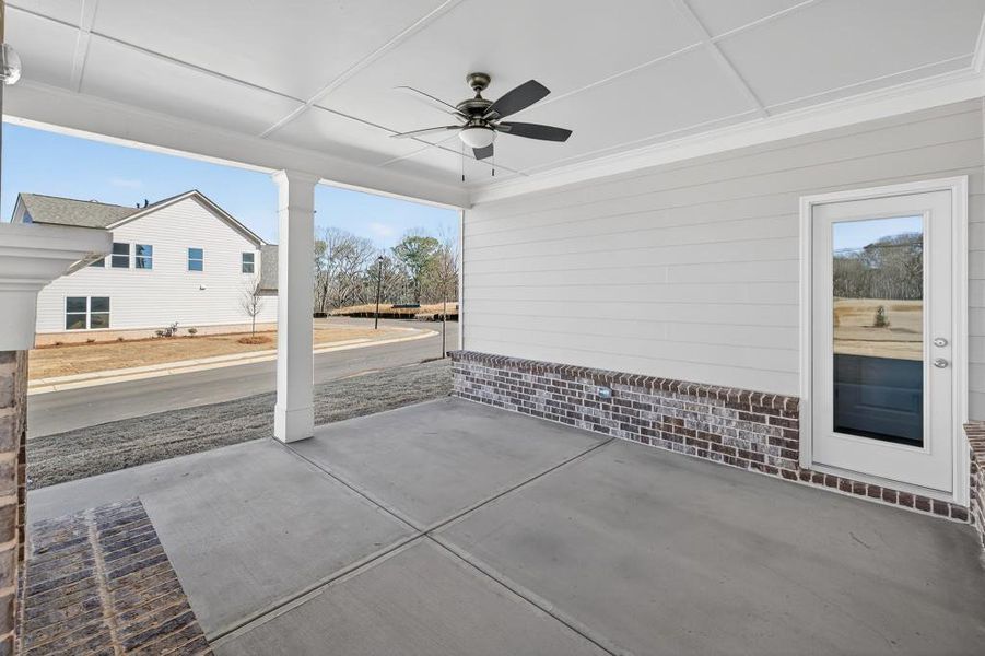 Exterior details and patio area of a home in , Suwanee (Image 28). Exterior details and patio area of a home in , Suwanee (Image 28).