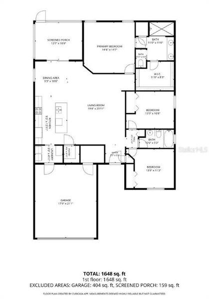 2D floor plan layout of this home in , Davenport, FL (Image 5). 2D floor plan layout of this home in , Davenport, FL (Image 5).
