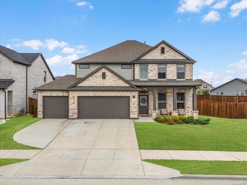 Front exterior of a new home in , Fort Worth, TX, highlighting curb appeal (Image 24).