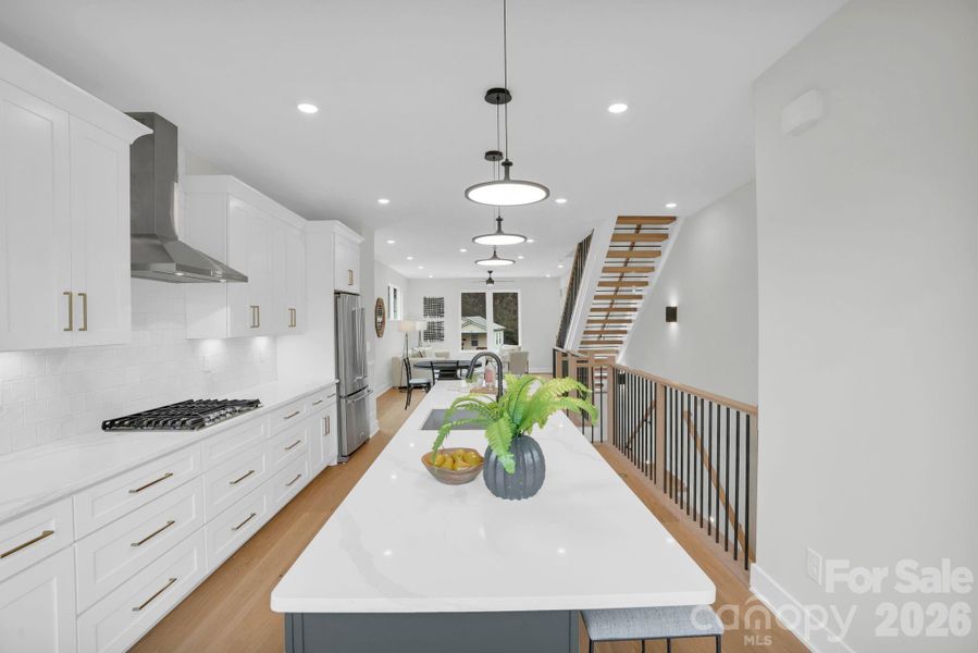 Furnished interior view inside a new home in , Charlotte (Image 41).