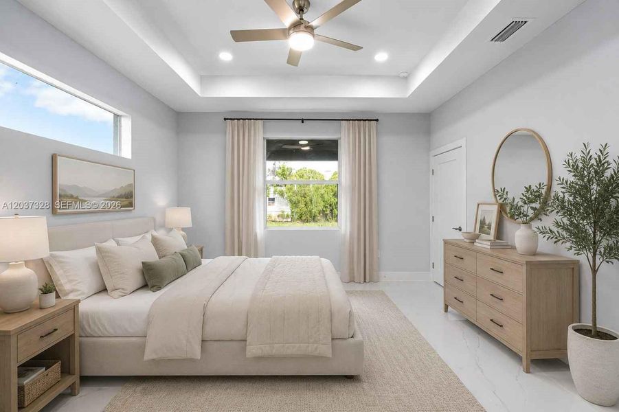 Furnished interior view inside a new home in , Lehigh Acres (Image 10).