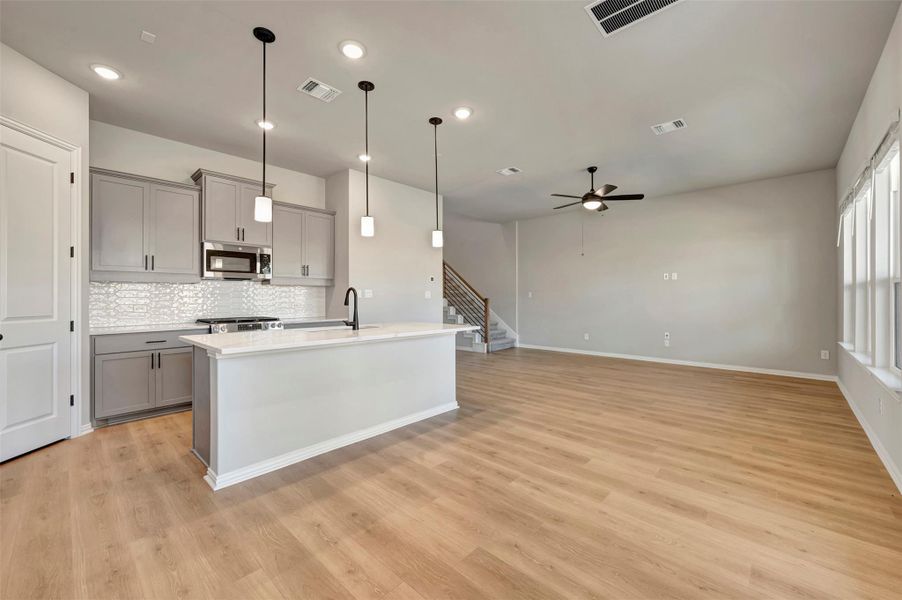 Furnished interior view inside a new home in Heritage, Dripping Springs (Image 14).
