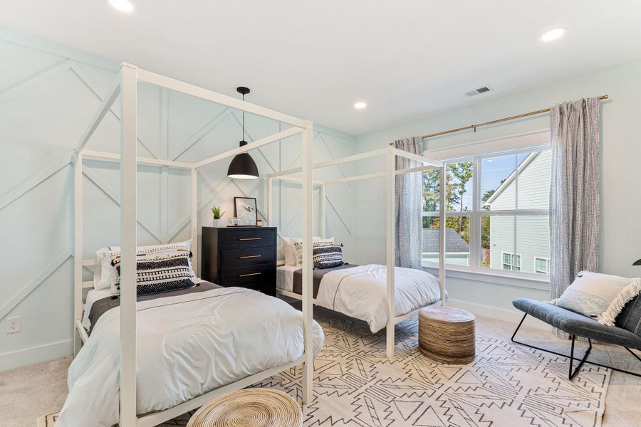 Furnished interior view inside a new home in Central Park, James Island (Image 20).