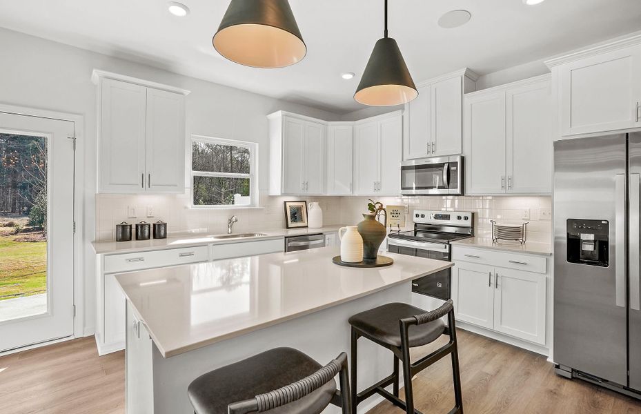 Representative furnished interior of a home built from the Carson by Pulte Homes in Mallard Park, Charlotte (Image 20).