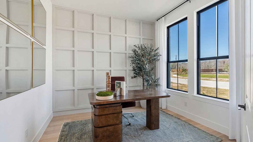 Representative furnished interior of a home built from the Positano by D.R. Horton in Friendswood Trails, Friendswood (Image 6).