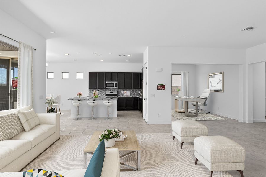 Furnished interior view inside a new home in Estrella, Goodyear (Image 5).