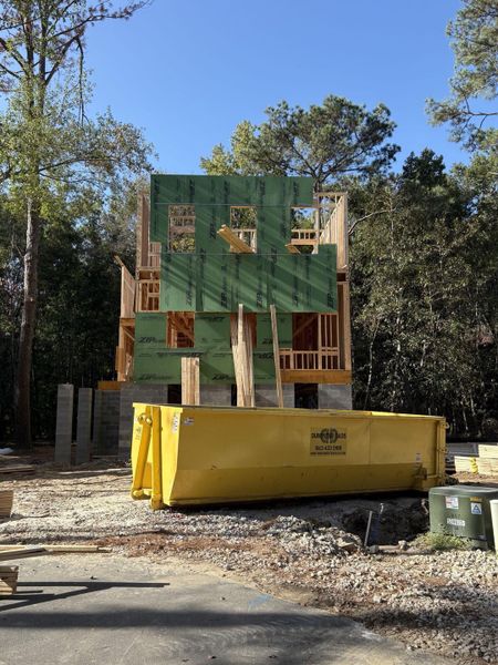 In-progress construction of a new home in The Preserve at Pennys Creek, Johns Island, SC (Image 12).