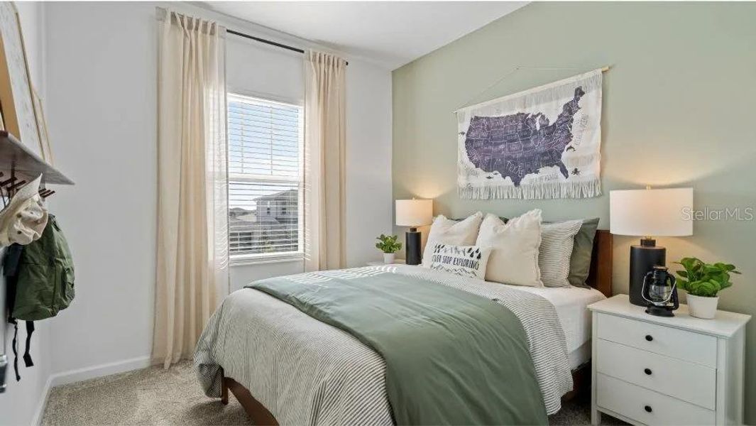 Furnished interior view inside a new home in , Orlando (Image 11).