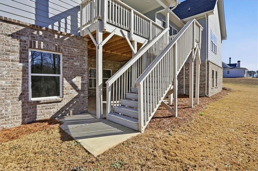 Exterior details and patio area of a home in Old Town Estates, Monroe (Image 35). Exterior details and patio area of a home in Old Town Estates, Monroe (Image 35).