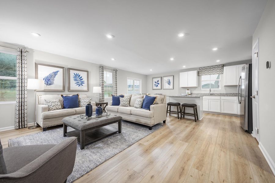 Furnished interior view inside a new home in Somerset, Santee (Image 7).