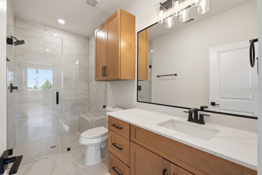 Furnished interior view inside a new home in , Houston (Image 22).