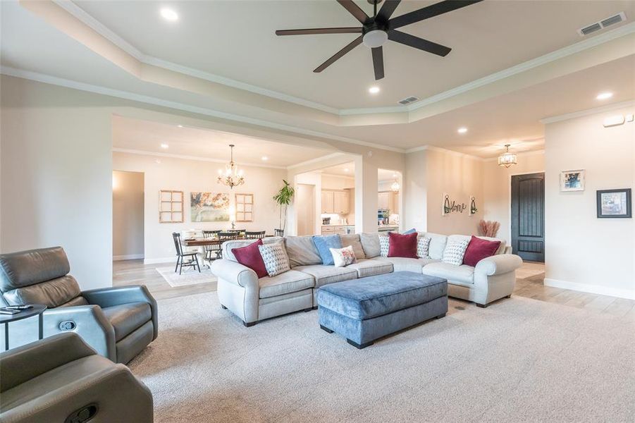 Furnished interior view inside a new home in , Clyde (Image 33).