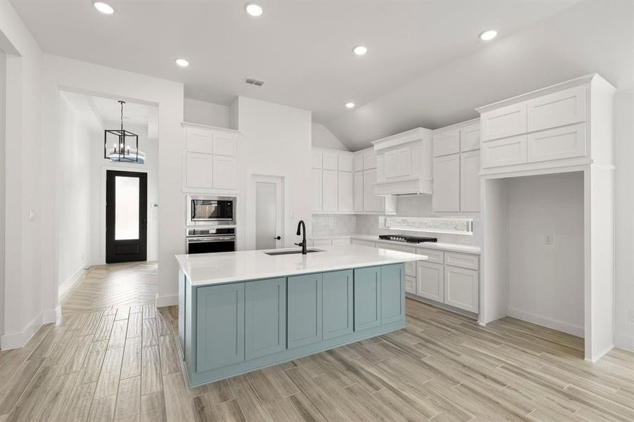 Furnished interior view inside a new home in Valencia on The Lake, Little Elm (Image 8).