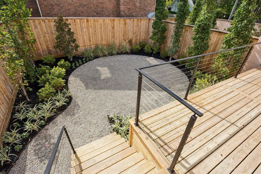 750sf rear garden with room for a water feature or pool 750sf rear garden with room for a water feature or pool