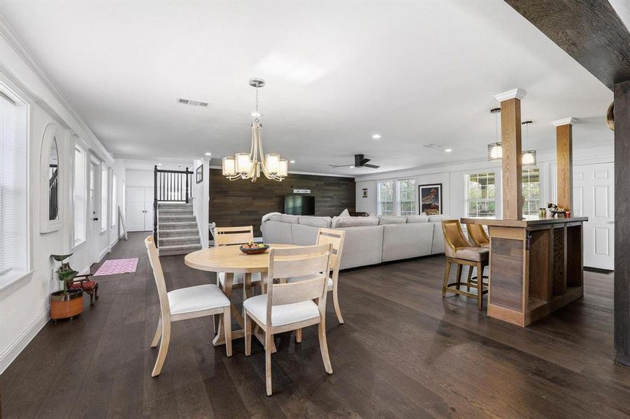 Furnished interior view inside a new home in , Savoy (Image 13). Furnished interior view inside a new home in , Savoy (Image 13).