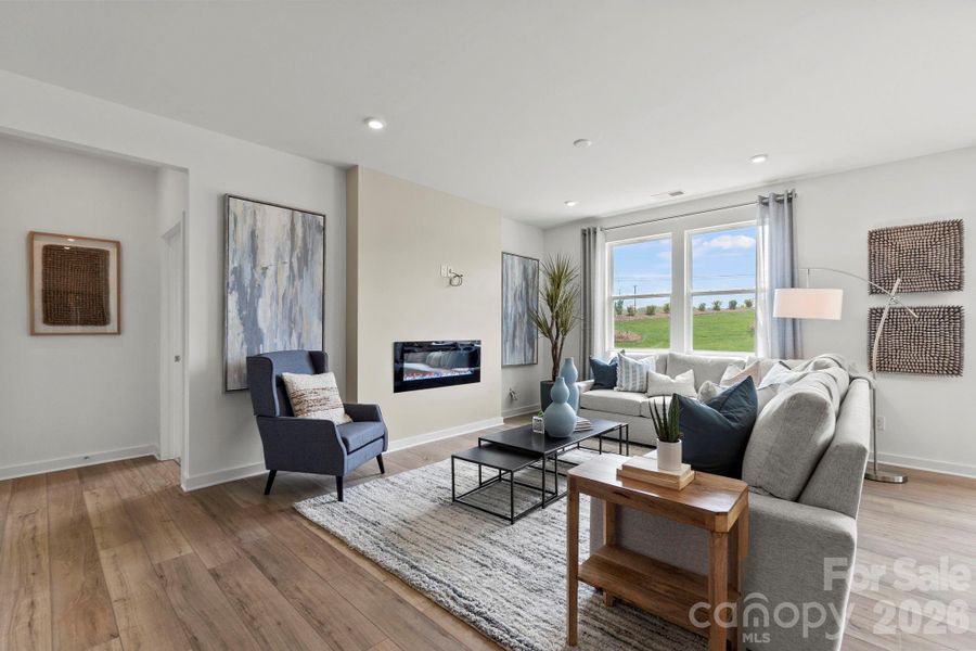 Furnished interior view inside a new home in Grants Landing, Salisbury (Image 9).