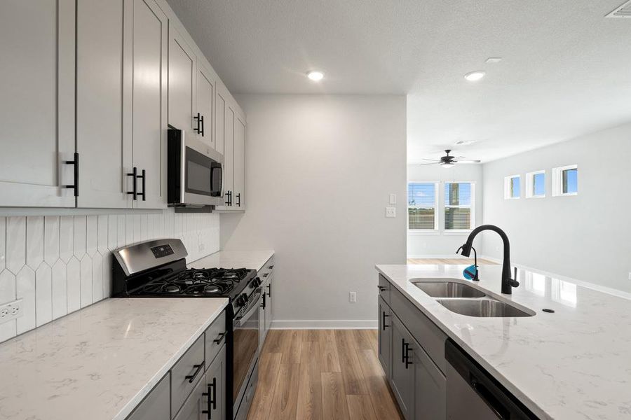 Furnished interior view inside a new home in Park Central, Georgetown (Image 5).