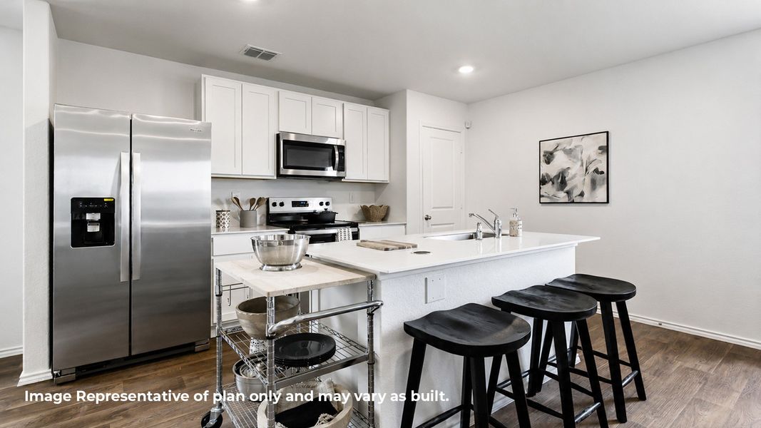 Furnished interior view inside a new home in Kokomo, Rockport (Image 5).