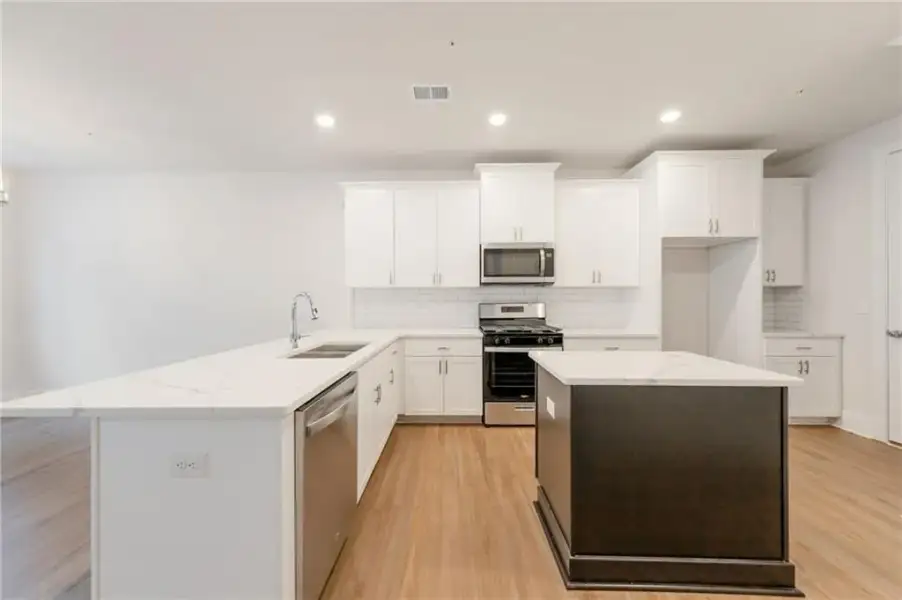 Furnished interior view inside a new home in , Marietta (Image 6).