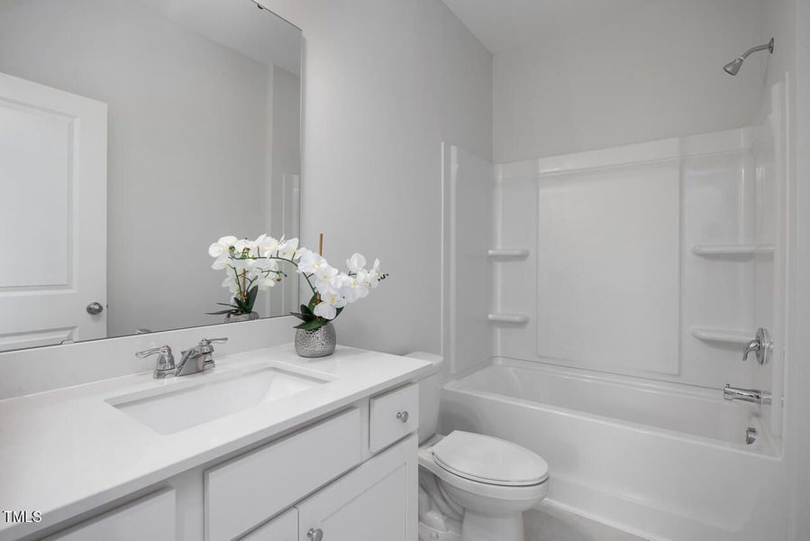 Furnished interior view inside a new home in Gregory Village, Lillington (Image 44). Furnished interior view inside a new home in Gregory Village, Lillington (Image 44).