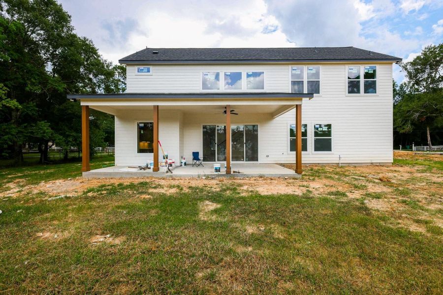Exterior details and patio area of a home in , Tomball (Image 22).