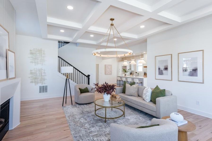 Furnished interior view inside a new home in , East Point (Image 8).