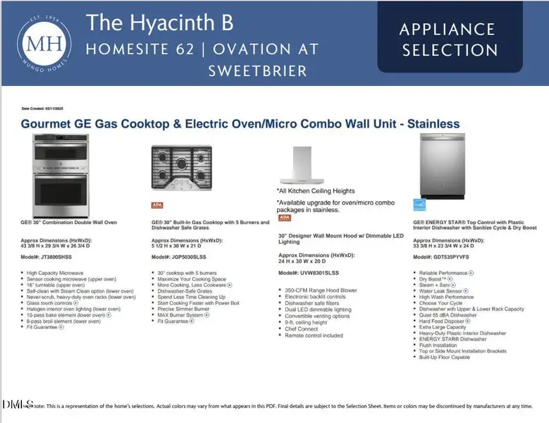 OVS 62 Appliances OVS 62 Appliances