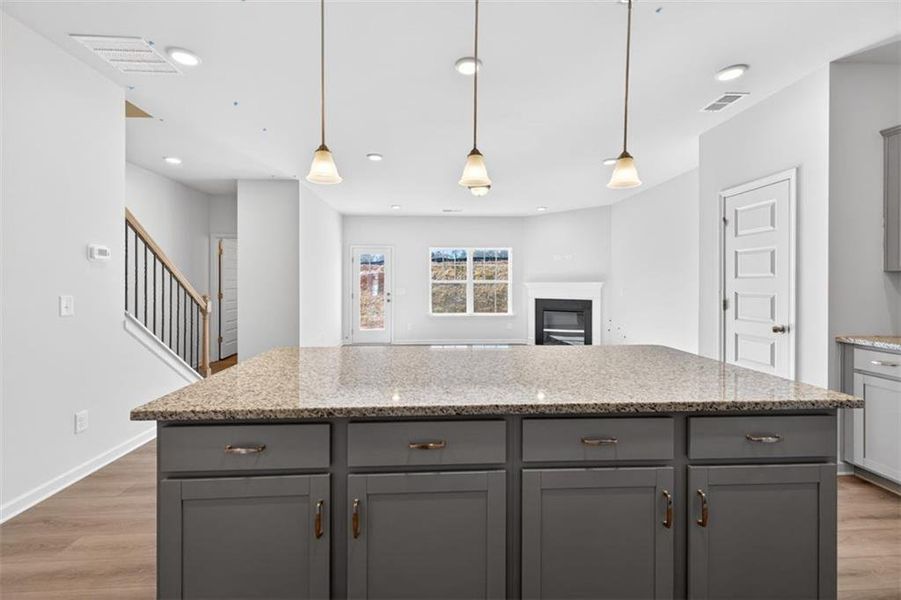 Furnished interior view inside a new home in Jameson Towns, Villa Rica (Image 8).