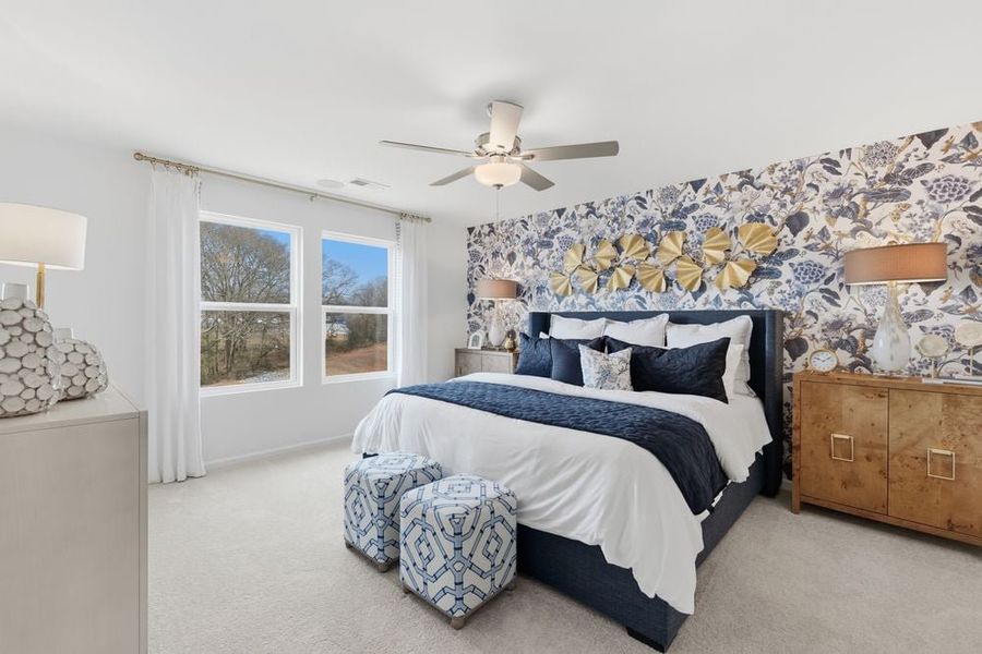 Representative furnished interior of a home built from the Pisgah by Taylor Morrison in Fincastle Glen, Shelby (Image 5).