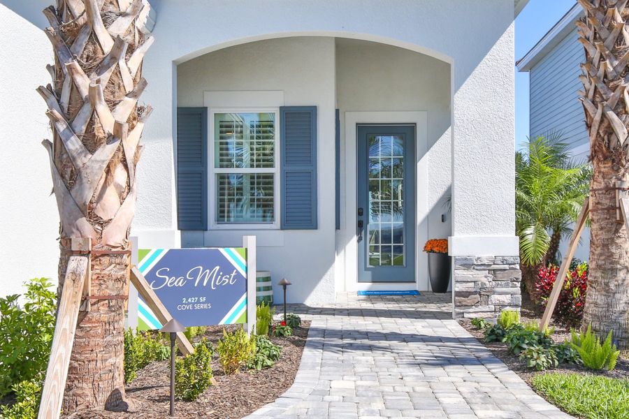 Representative exterior details of a home built from the Sea Mist by Neal Communities in Palm Grove, Bradenton (Image 3). Representative exterior details of a home built from the Sea Mist by Neal Communities in Palm Grove, Bradenton (Image 3).