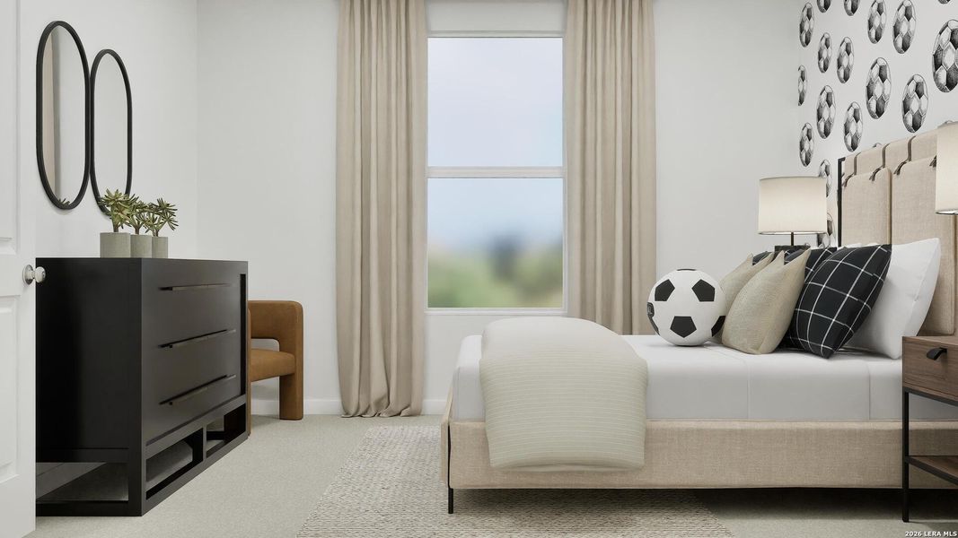 Furnished interior view inside a new home in Voss Farms, New Braunfels (Image 16).