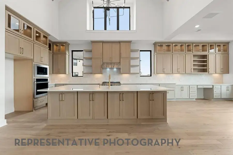 Furnished interior view inside a new home in The Parks at Wilson Creek, Celina (Image 4).