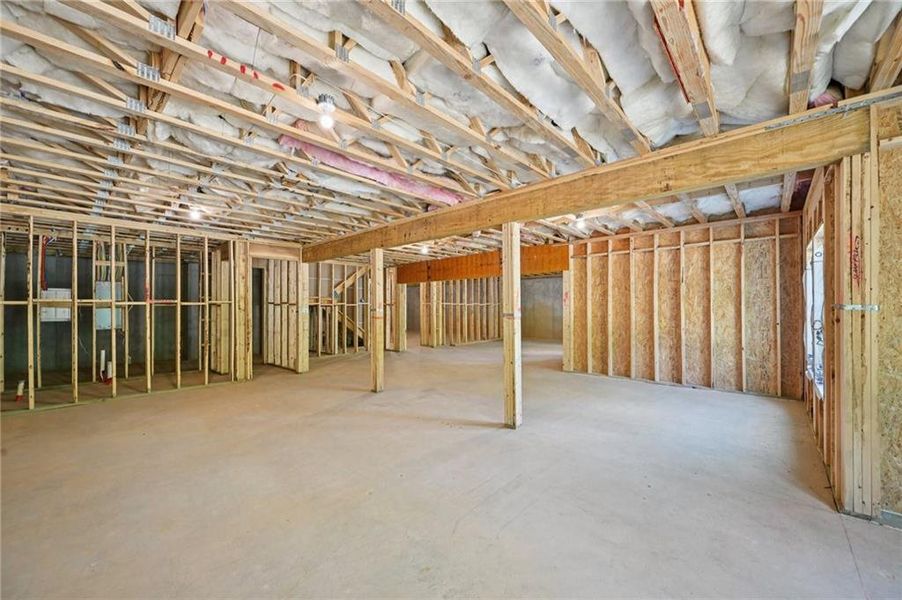 In-progress construction of a new home in Fireside Farms, Dawsonville, GA (Image 40).